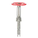 Paslanmaz Çelik Manuel Flanşlı Sürgülü Vana - Görsel 4