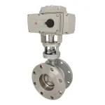 Elektrikli Üç Eksantrikli Metal Sızdırmaz Flanşlı Kelebek Vana - Görsel 3