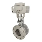 Elektrikli Üç Eksantrikli Metal Sızdırmaz Flanşlı Kelebek Vana - Görsel 2