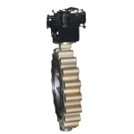 Çok Katmanlı Sert Sızdırmaz Dişli Lug Tip Konsantrik Kelebek Vana - Görsel 2